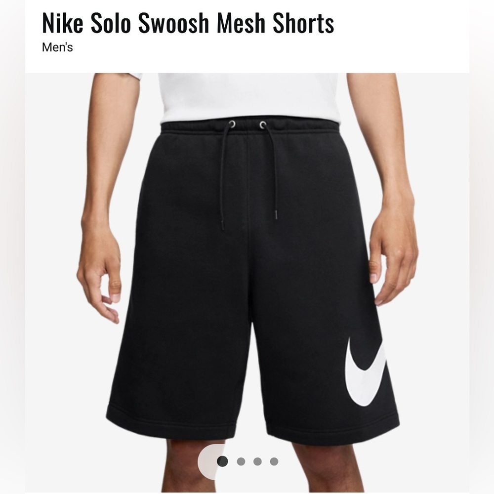 Nike Solo‎ Swoosh Mesh Shorts Size Small